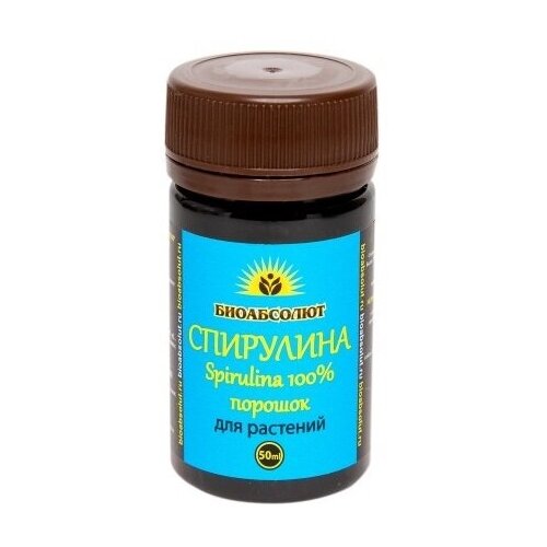 фото Спирулина для растений spirulina 100% порошок 50мл биоабсолют