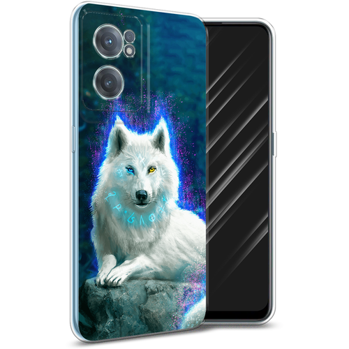 Силиконовый чехол на OnePlus Nord CE 2 5G / ВанПлас Норд CE 2 5G Белоснежный волк