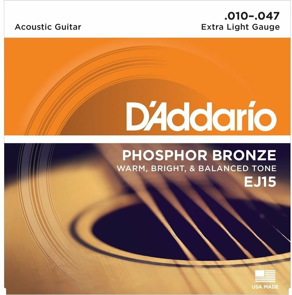 D'Addario EJ15 (10-47) - Струны для акустической гитары