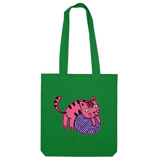 фото Сумка шоппер us basic, зеленый