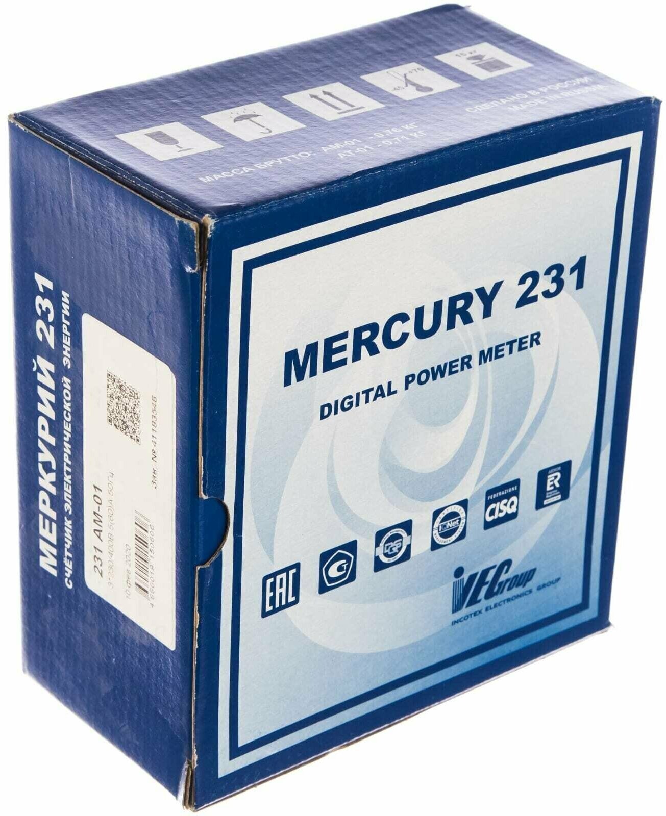 Счетчик электроэнергии Инкотекс Меркурий 231 АМ-01 3ф, 1т, 5-60А - фотография № 14