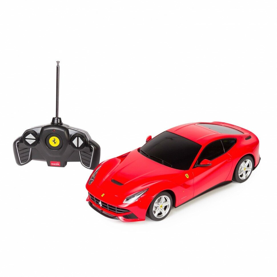 Автомобиль радиоуправляемый Rastar Ferrari F12 красный - фото №19