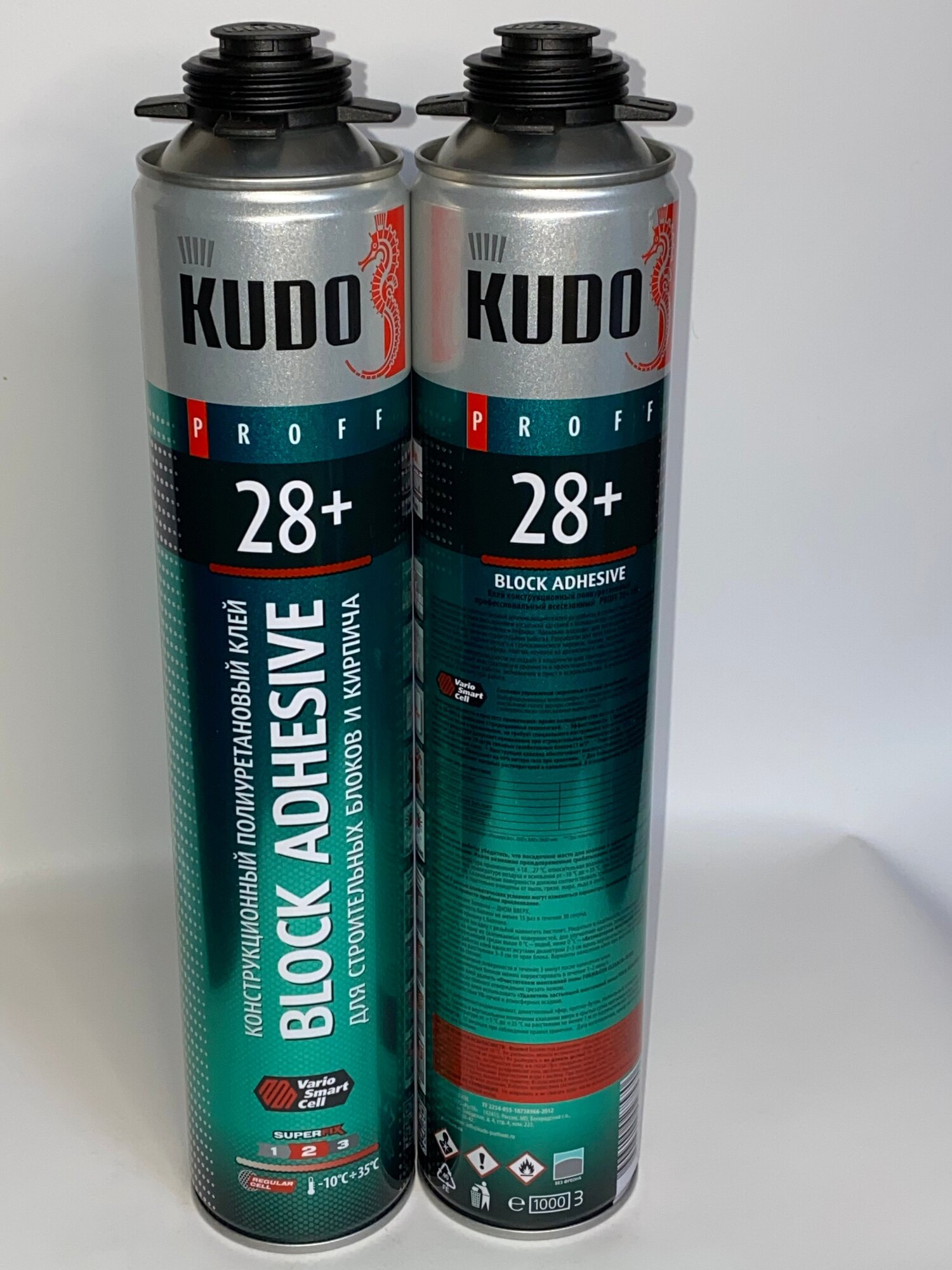 Полиуретановый клей для строительных блоков KUDO профессиональныйPROFF 28+, всесезонный,1000 мл, 4шт - фотография № 13
