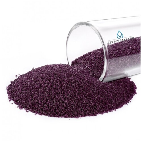 Фиолетовый кварцевый песок, 100г серый кварцевый песок 100г