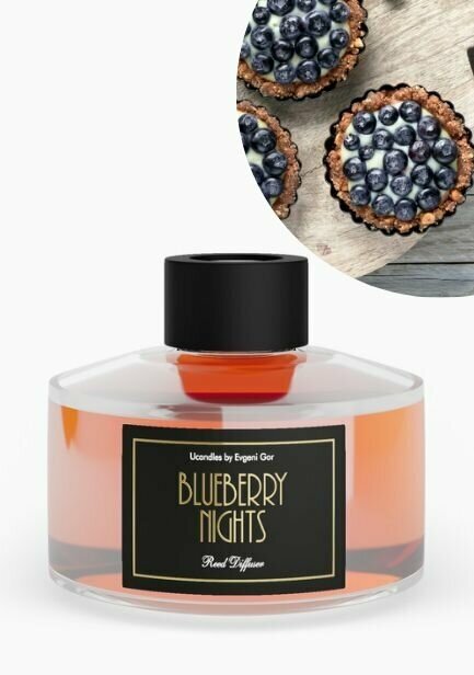 UCANDLES Диффузор ароматический для дома с ароматом Черника и Ваниль BLUEBERRY NIGHTS