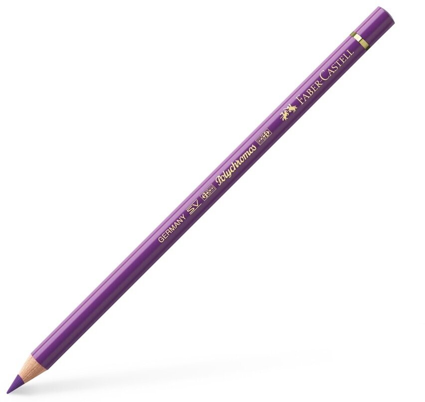 Цветные карандаши Faber Castell Карандаш цветной Faber-Castell Polychromos, марганцево-фиолетовый