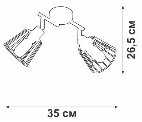 Люстра Vitaluce V4589-1/2PL