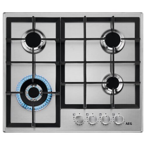 Поверхность газовая AEG HGB 64420SM Slimline 6000 нержавеющая сталь 3007100₽