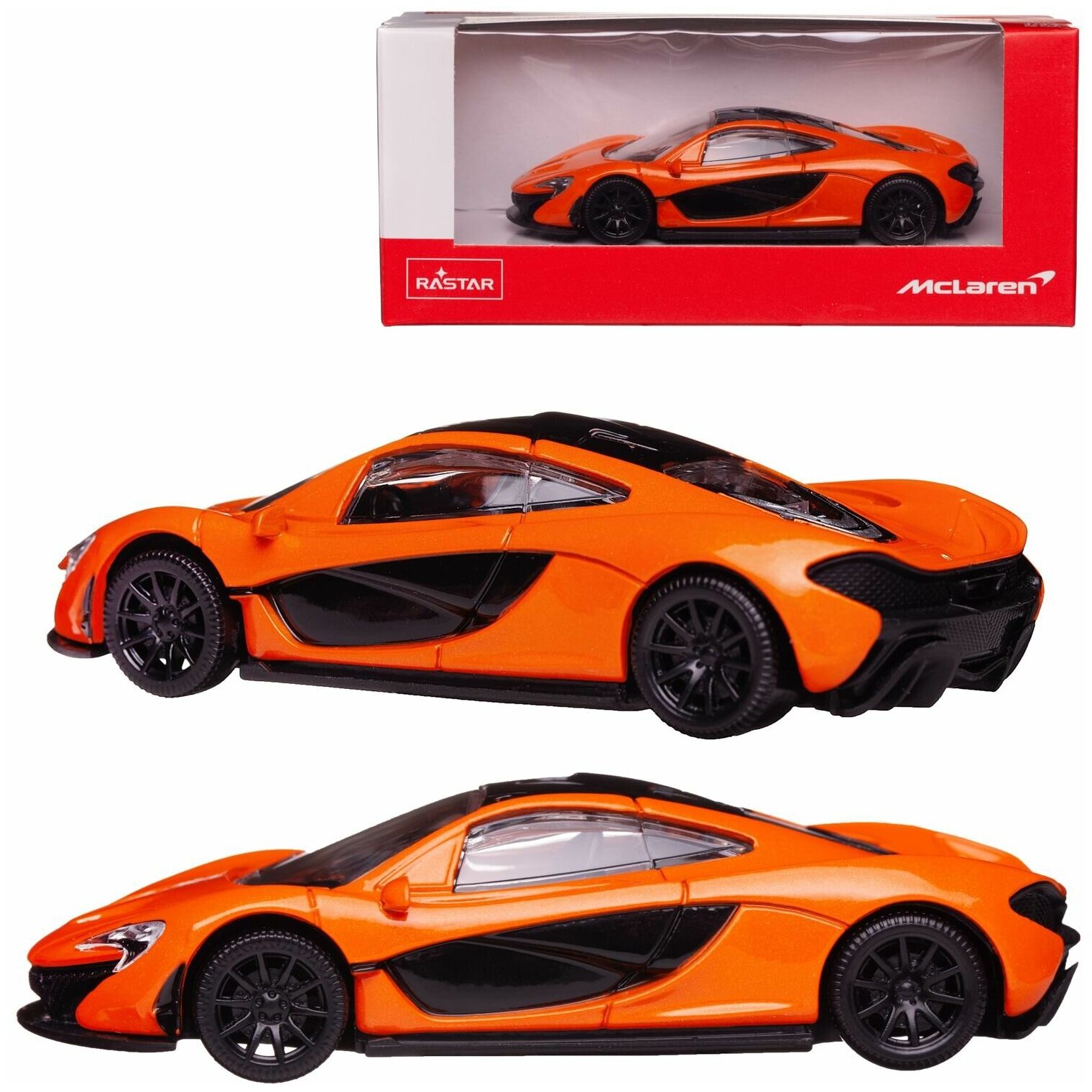Машина металлическая 1:43 scale McLaren P1, цвет оранжевый