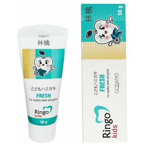 Детская зубная паста Ringo Kids Fresh со вкусом сладкой мяты, 50 г