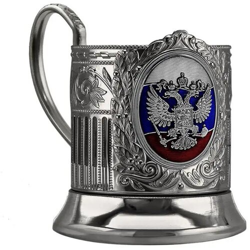 Никелированный подстаканник 