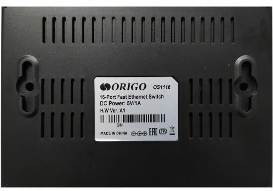 ORIGO Сетевое оборудование OS1116 A1A 16-портовый неуправляемый коммутатор 10 100 Мбит с