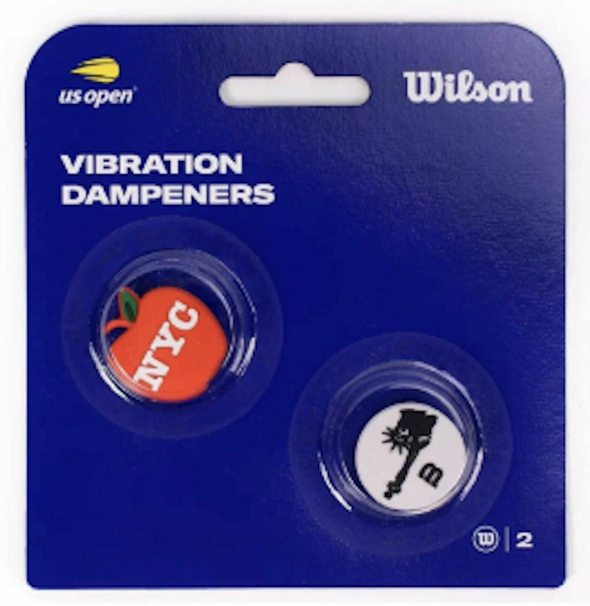 Виброгаситель Wilson VIBRATION DAMPENERS US OPEN белый/красный WR8412201001