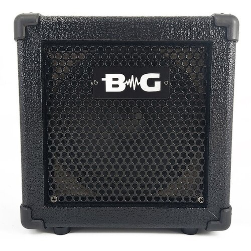 BG MG5 Усилитель гитарный комбо, 5 Вт, 6,5, питание от батареи или аккумулятора, Input, Gain, Bass, Treble, Level, Phones