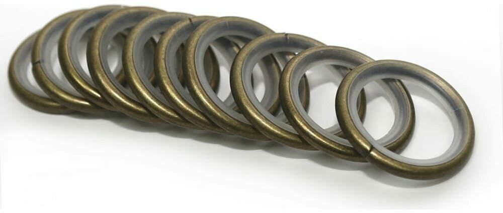 Эскар Металлические кольца, 10 шт /упак, Золото антик, D25/3,5мм, арт. 3162548546
