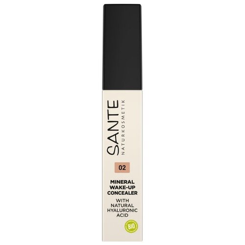 Sante Mineral Wake-up Concealer, оттенок 02 Warm beige sante naturkosmetik тональный крем matte mineral foundation 30 мл оттенок 02 тёплый беж