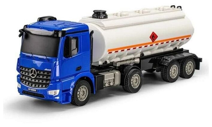 Радиоуправляемый тягач с цистерной Double Eagle Mercedes-Benz Actros 1/26 2.4G RTR