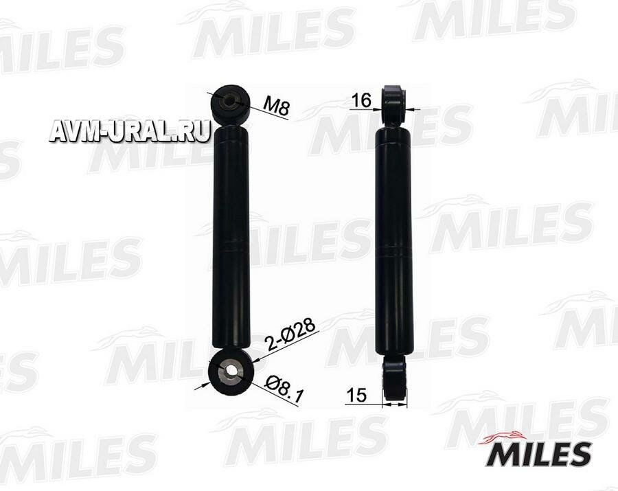 MILES AG00059 Натяжитель ремня приводного MERCEDES BENZ W202/W210/W901 1.8-2.3 AG00059