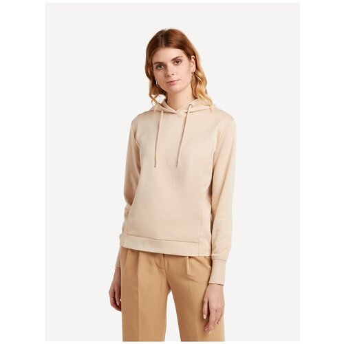 фото Толстовка женская, s.oliver, артикул: 120.10.111.14.140.2108743, цвет: светло-бежевый (8135), размер: 40