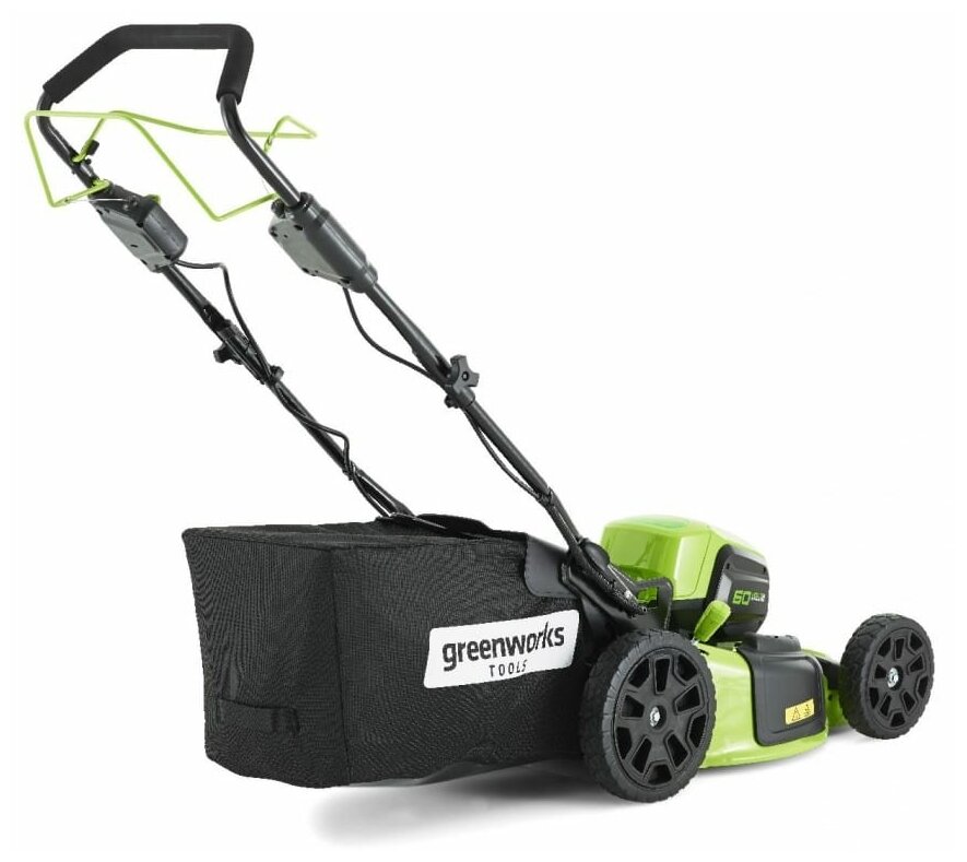 Газонокосилка роторная Greenworks GD60LM46SPK4 (2502907UB) - фотография № 11