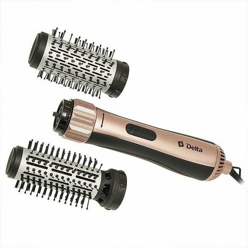 Фен-щетка Delta DL-0499R черный с бежевым 246000₽