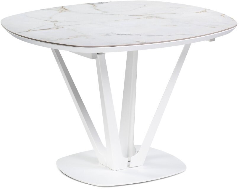 фото Стол квадратный раскладной KAPIOVI ZURAN, белая керамика