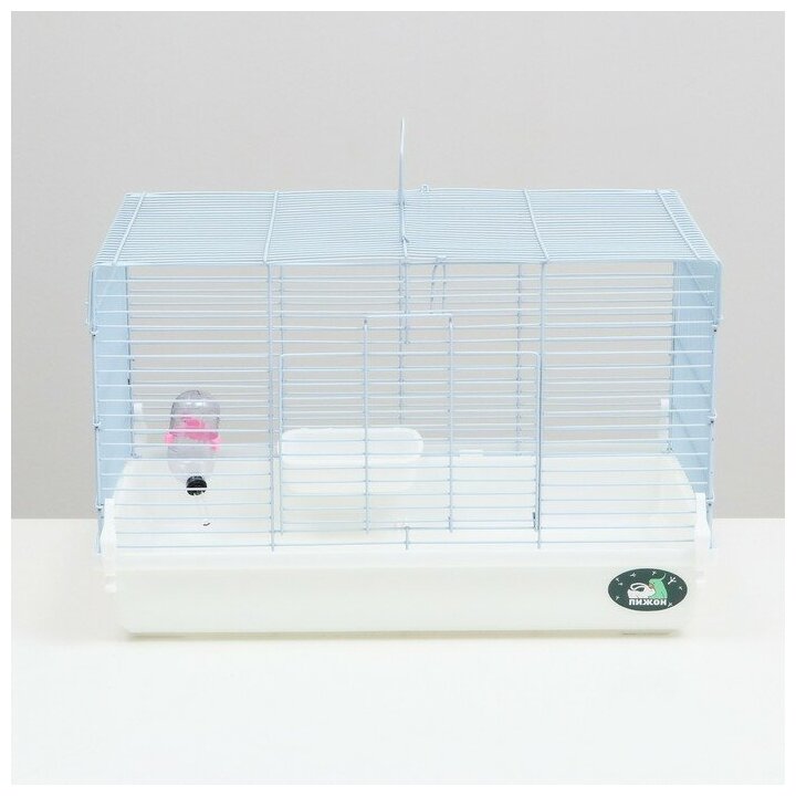 Клетка для грызунов "Пижон", 47 х 30 х 30 см, белая - фотография № 2