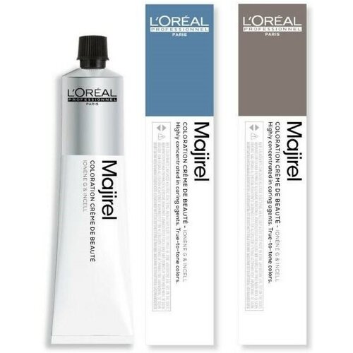 L'Oreal Professionnel Majirel Cool Inforced краска для волос, 9.1 очень светлый блонд пепельный, 50 мл l oreal professionnel majirel cool inforced крем краска 5 1 светлый шатен пепельный 50 мл