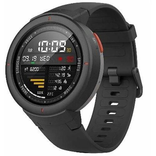 Часы Xiaomi Amazfit Huami Verge Smart Watch черные 1645500₽