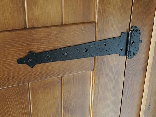 Изображение товара Петля-стрела фигурная ноэз ПС-300-SL, сталь, 30 см, черный матовый