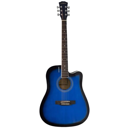 Акустическая гитара Elitaro E4110 BLS/синяя/41дюйм акустическая гитара elitaro e4110 bls
