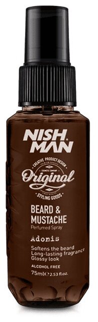 Nishman Парфюм для бороды BEARD&MUSTACHE #1 PARFUM 75 ML