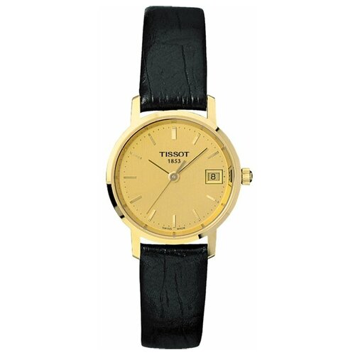 фото Женские золотые швейцарские часы tissot goldrun sapphire lady 18k gold t71.3.114.21 с гарантией