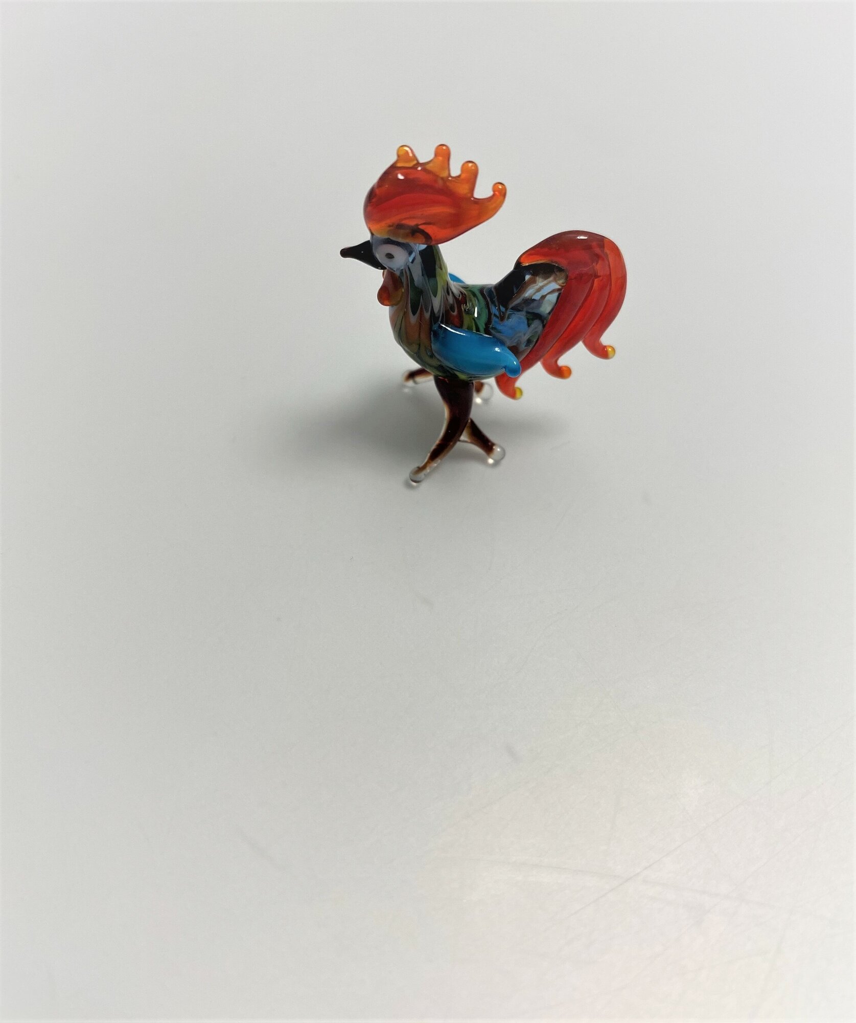фото Фигурка из стекла, Петушок / 3 см