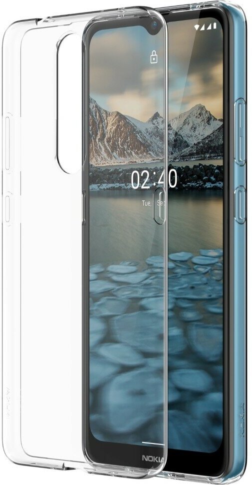 Накладка Nokia Clear Case для Nokia 2.4 CC-124 (8P00000101) прозрачная