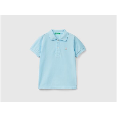 Поло пике с логотипом United Colors of Benetton для мальчика 23P-3089G300D-905-YS