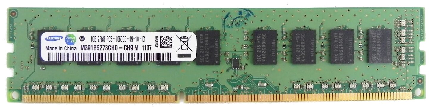 Оперативная память Samsung 4 ГБ DDR3 1333 МГц DIMM CL9