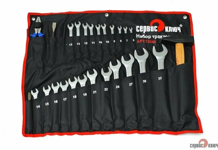 Набор инструментов тракториста в сумке 27 предметов, Сервис Ключ — фото 1