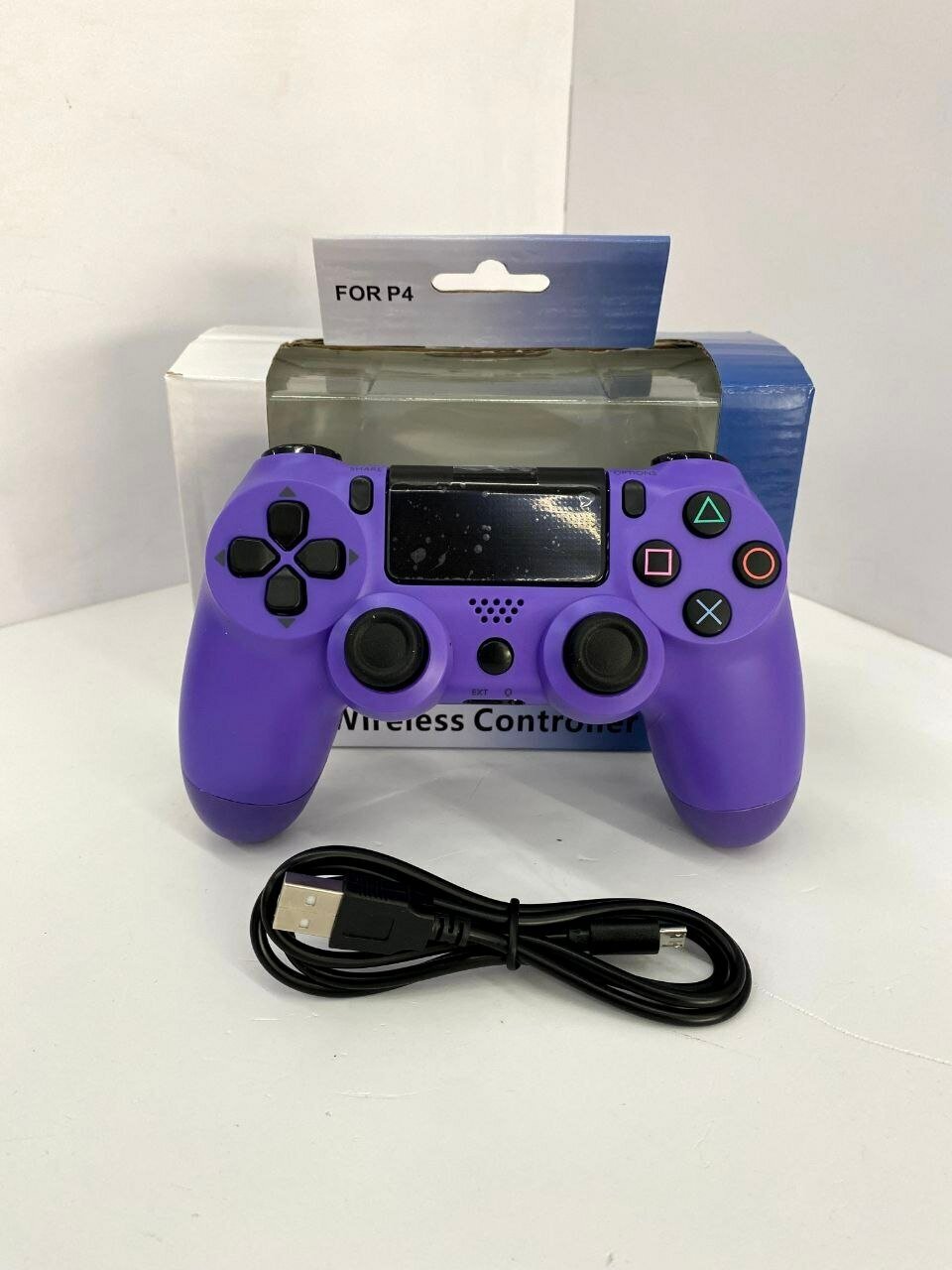 Беспроводной джойстик геймпад Wireless Controller для PS4 PS4 Pro PS4 Slim v2 Фиолетовый