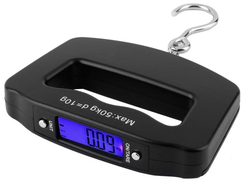 Весы для багажа безмен электронный LG-S5, 50 кг - фотография № 1