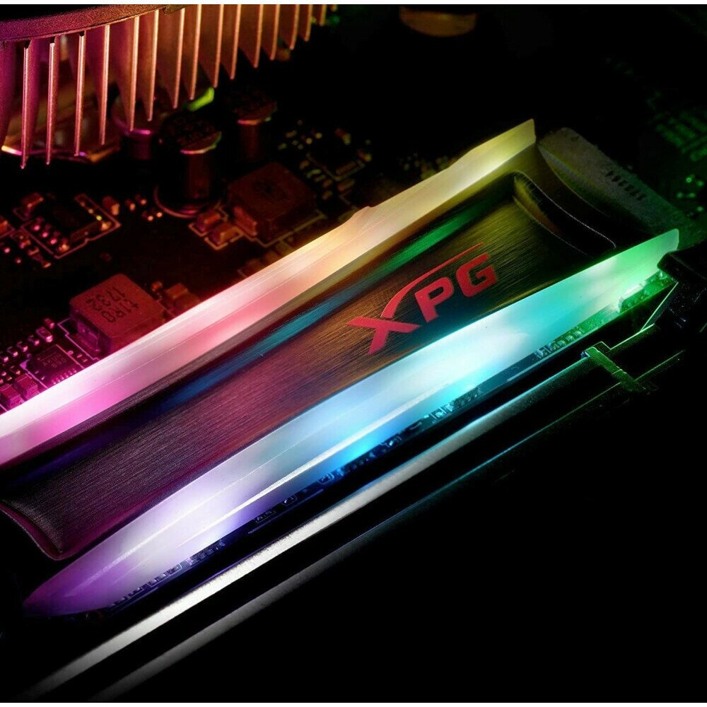 SSD накопитель A-DATA S40G RGB 512ГБ, M.2 2280, PCI-E x4, NVMe - фото №9