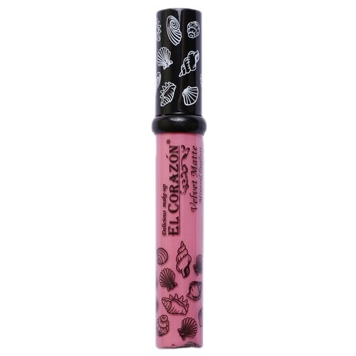 Купить EL Corazon Матовая жидкая помада для губ Velvet Matte, оттенок VM-614, розовый/светло-розовый