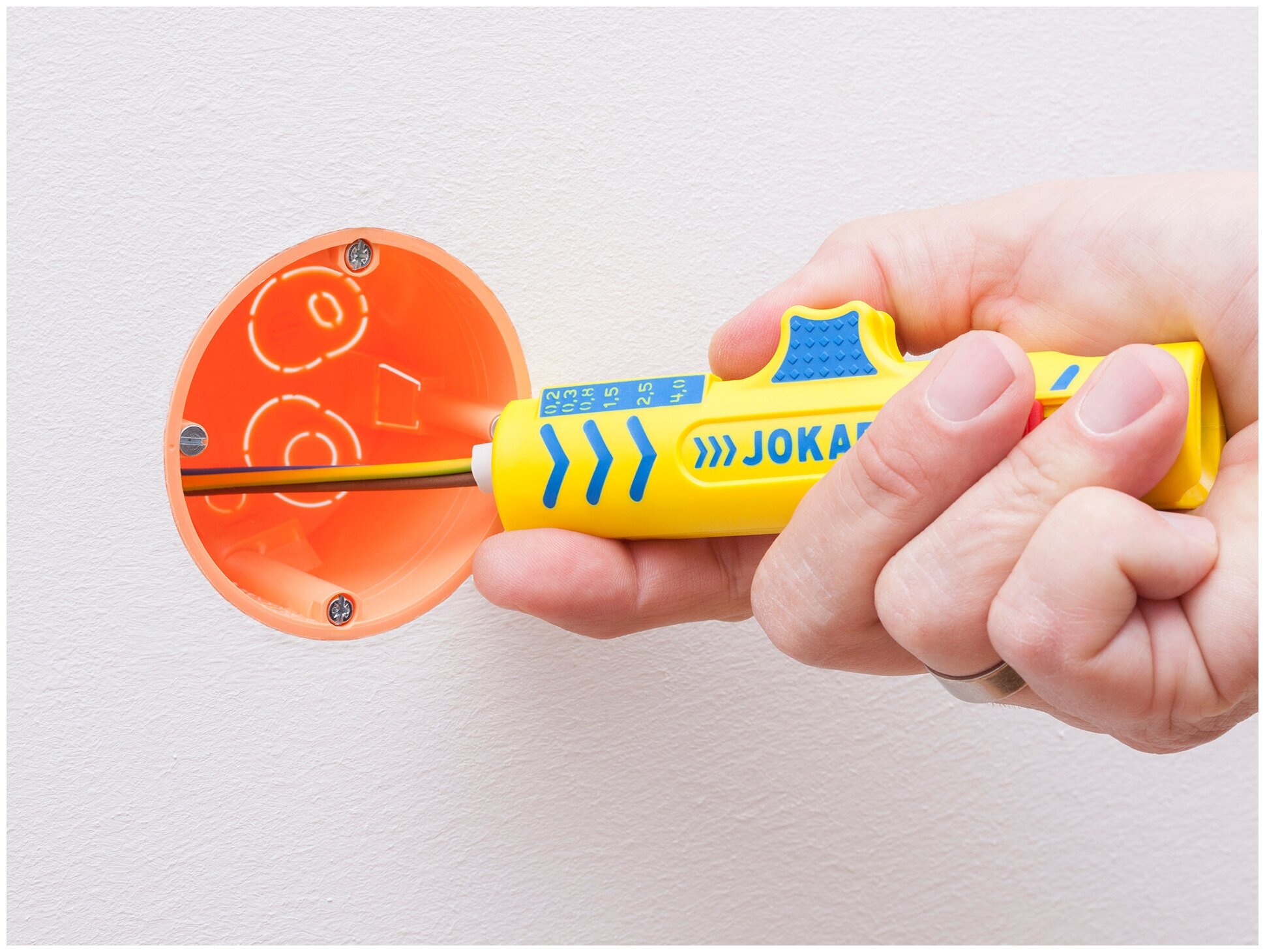 Инструмент для снятия изоляции JOKARI Secura No15 для всех круглых кабелей
