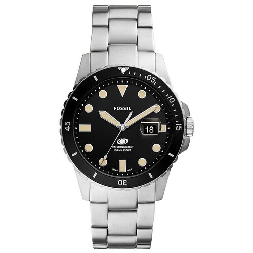 Наручные часы FOSSIL Часы мужские Fossil FS5952, серебряный, черный