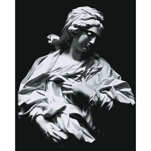 Картина по номерам Античные статуи: Скульптура женщины, Раскраска 40x50 см, Античность картина по номерам античные статуи давид боуи раскраска 40x50 см античность