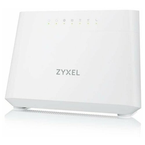 Роутер беспроводной Zyxel DX3301-T0 (DX3301-T0-EU01V1F) AX1800 ADSL2+/VDSL2 белый wi fi роутер zyxel wx3100 t0 wx3100 t0 eu01v2f