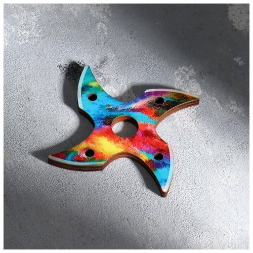 Сувенир деревянный Сюрикен 2 микс 335₽