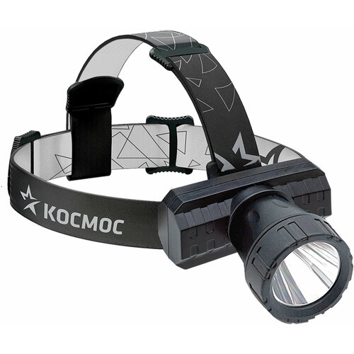 фото Фонарь налобный аккумуляторный космос 3 вт led, li-ion, заряд от usb, kocachead3w