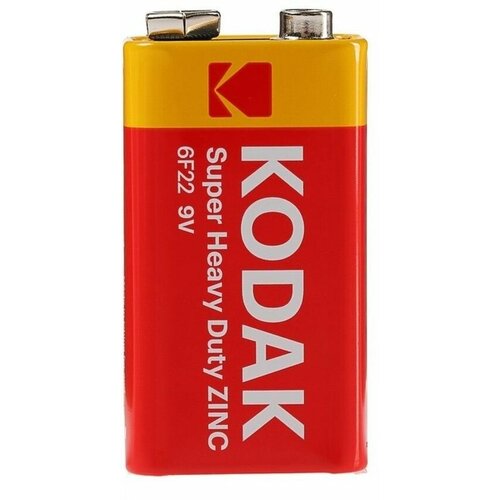 Батарейка крона Super Heavy Duty, 6F22, 9В батарейка kodak super heavy duty aa 11 шт