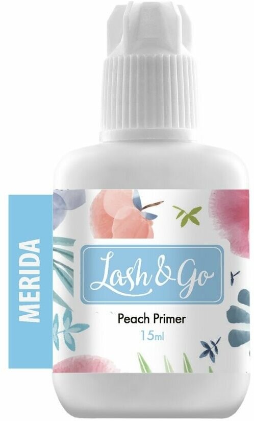 Праймер Lash&Go для наращивания ресниц Merida с ароматом персика, 15 мл